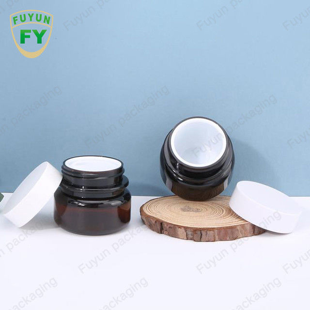 Fuyun 40ml 60ml Amber Skincare Chai bơm nhựa phun liên tục