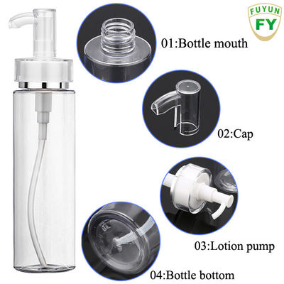 Chai đựng máy bơm nhựa 200ml rỗng Chai màu trong suốt