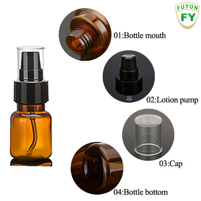 mini w55mm Fine Mist Chai nhựa nhỏ có thể nạp lại Hình tròn
