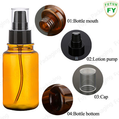 Bình xịt rỗng màu hổ phách 5.7oz có bơm áp suất Chứng chỉ MSDS SGS