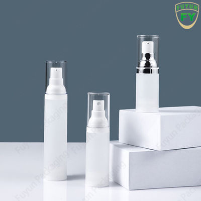 Bán buôn 50ml rỗng du lịch mini chân không rõ ràng tròn không khí kem dưỡng da chai nhựa để chăm sóc da