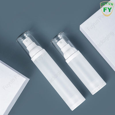 Bán buôn 50ml rỗng du lịch mini chân không rõ ràng tròn không khí kem dưỡng da chai nhựa để chăm sóc da