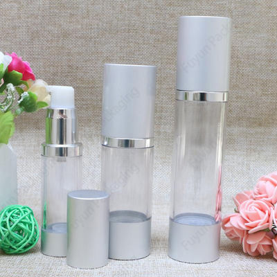 Chai bơm không khí bằng bạc, Chai nước hoa mỹ phẩm 50ml bằng nhựa