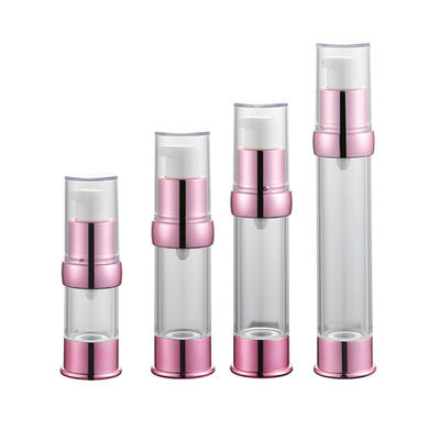 Bán buôn 15ml 30ml 40g 50ml rỗng du lịch mini chân không rõ ràng tròn không khí kem dưỡng da chai nhựa chăm sóc da