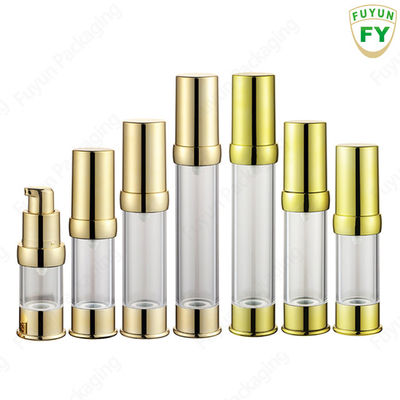 Bán buôn 15ml 30ml 40g 50ml rỗng du lịch mini chân không rõ ràng tròn không khí kem dưỡng da chai nhựa chăm sóc da