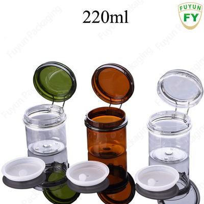 Thực phẩm cấp độ nhà bếp rõ ràng lưu trữ nhựa thú cưng Cookie độc ​​đáo rỗng Kẹp mật ong Kẹp trên cùng