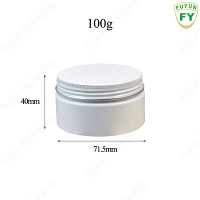 Lọ kem 40x71.5mm Bao bì mỹ phẩm 100g Bề mặt Chrome