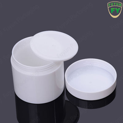 Hộp đựng mỹ phẩm 100ml trang nhã với nắp trắng Hoàn hảo cho chuyến du lịch