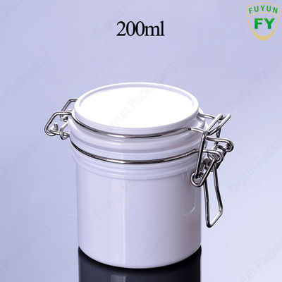 Lọ bao bì nhựa W60mm tròn Swing Top với nắp bản lề
