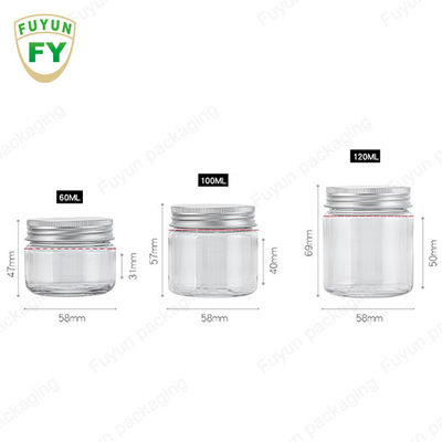 Hộp đựng không chứa BPA Bảo quản thực phẩm bằng nhựa PET Hộp tròn đựng bánh quy trong suốt có nắp để đóng gói kẹo