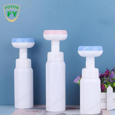 Chai bơm bọt xà phòng 500ml Chai vuông rỗng có đầu hình hoa