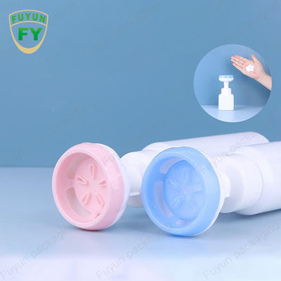 Chai bơm bọt xà phòng 500ml Chai vuông rỗng có đầu hình hoa
