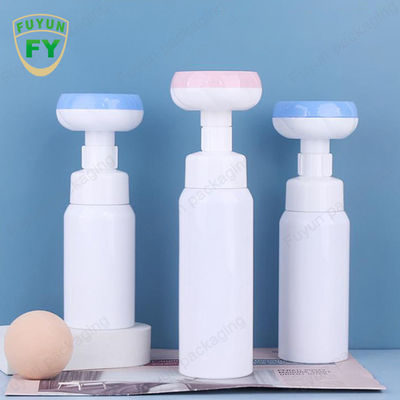 Chai bơm bọt xà phòng 500ml Chai vuông rỗng có đầu hình hoa