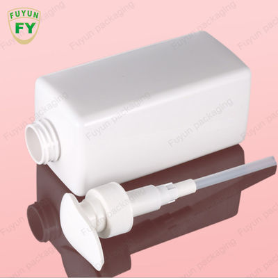 12,5oz 500ml Chai Dầu Gội Bằng Nhựa Trong Suốt Màu Trắng In Logo