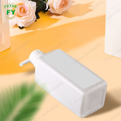 12,5oz 500ml Chai Dầu Gội Bằng Nhựa Trong Suốt Màu Trắng In Logo