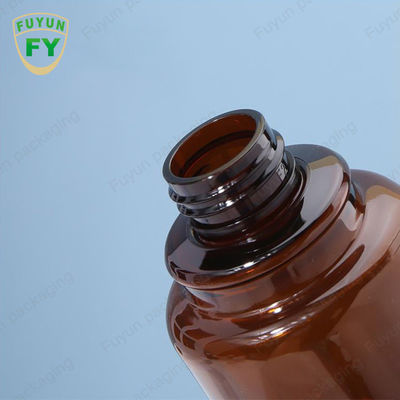 Fuyun 40ml 60ml Amber Skincare Chai bơm nhựa phun liên tục
