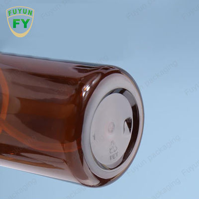 Fuyun 40ml 60ml Amber Skincare Chai bơm nhựa phun liên tục