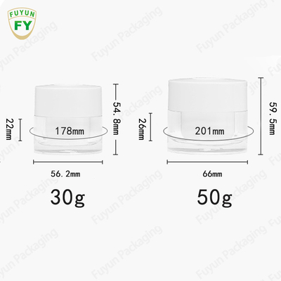 30g 50g lọ đóng gói bằng nhựa Acrylic Chai xịt kem mắt