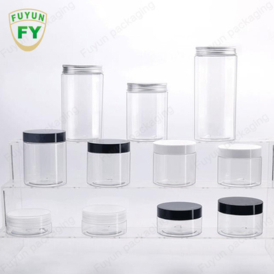 30ml 40ml 150ml Lọ bao bì bằng nhựa trong suốt có nắp nhôm cấp thực phẩm