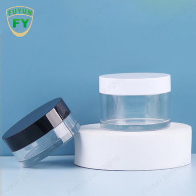 Fuyun 30ml 50ml nhựa pet nhựa trong suốt miệng rộng cho mắt ngủ hũ kem bùn