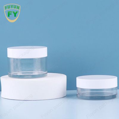 Fuyun 30ml 50ml nhựa pet nhựa trong suốt miệng rộng cho mắt ngủ hũ kem bùn