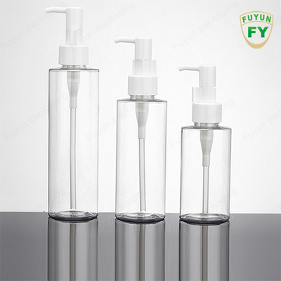 160ml 200ml Chai nhựa PET trong suốt cho dầu cơ thể
