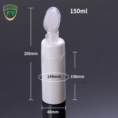 In lụa 1.69OZ Chai bơm bọt rỗng cho sữa rửa mặt