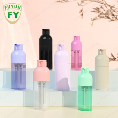 Rỗng 250ml hai trong một hairdye thuốc nhuộm tóc màu tóc dầu gội đầu chai nhựa đóng gói