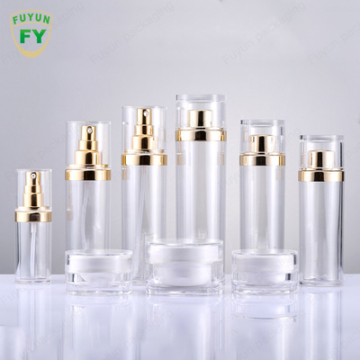 Bộ chai xịt dưỡng da acrylic tùy chỉnh Bộ lọ 30ml 100ml 120ml Chăm sóc da