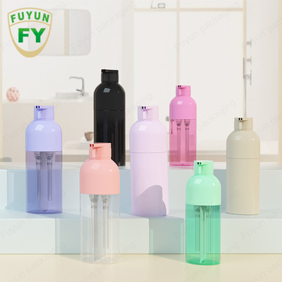 Máy bơm dầu gội nhuộm bằng nhựa OEM Chai 300ML Chrome