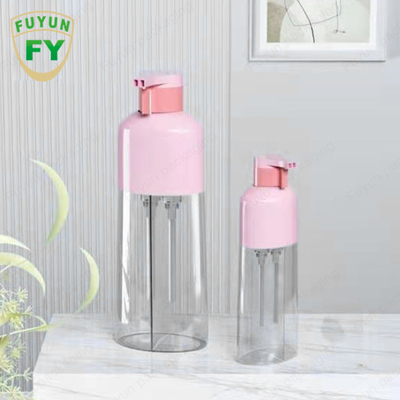 Máy bơm dầu gội nhuộm bằng nhựa OEM Chai 300ML Chrome